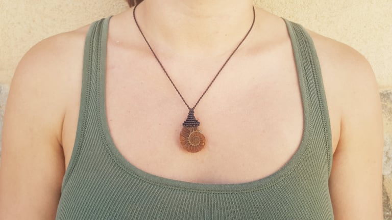 Ammonite necklace  Image 2