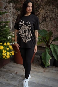 Image 1 of Black skull unisex t-shirt
