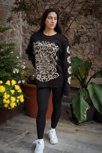 Image 3 of Black borneo unisex long sleeve 