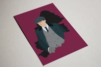 Tommy Shelby Peaky Blinders Illustrated A6 Postcard