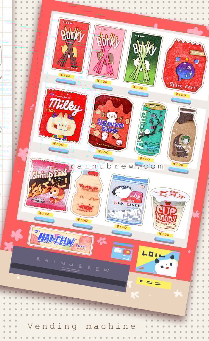 Image of Animal Food Kawaii | 4"x6" Sticker Sheets