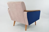 Image 3 of Fauteuil Tricolore rose bleu gris