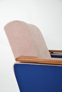 Image 5 of Fauteuil Tricolore rose bleu gris