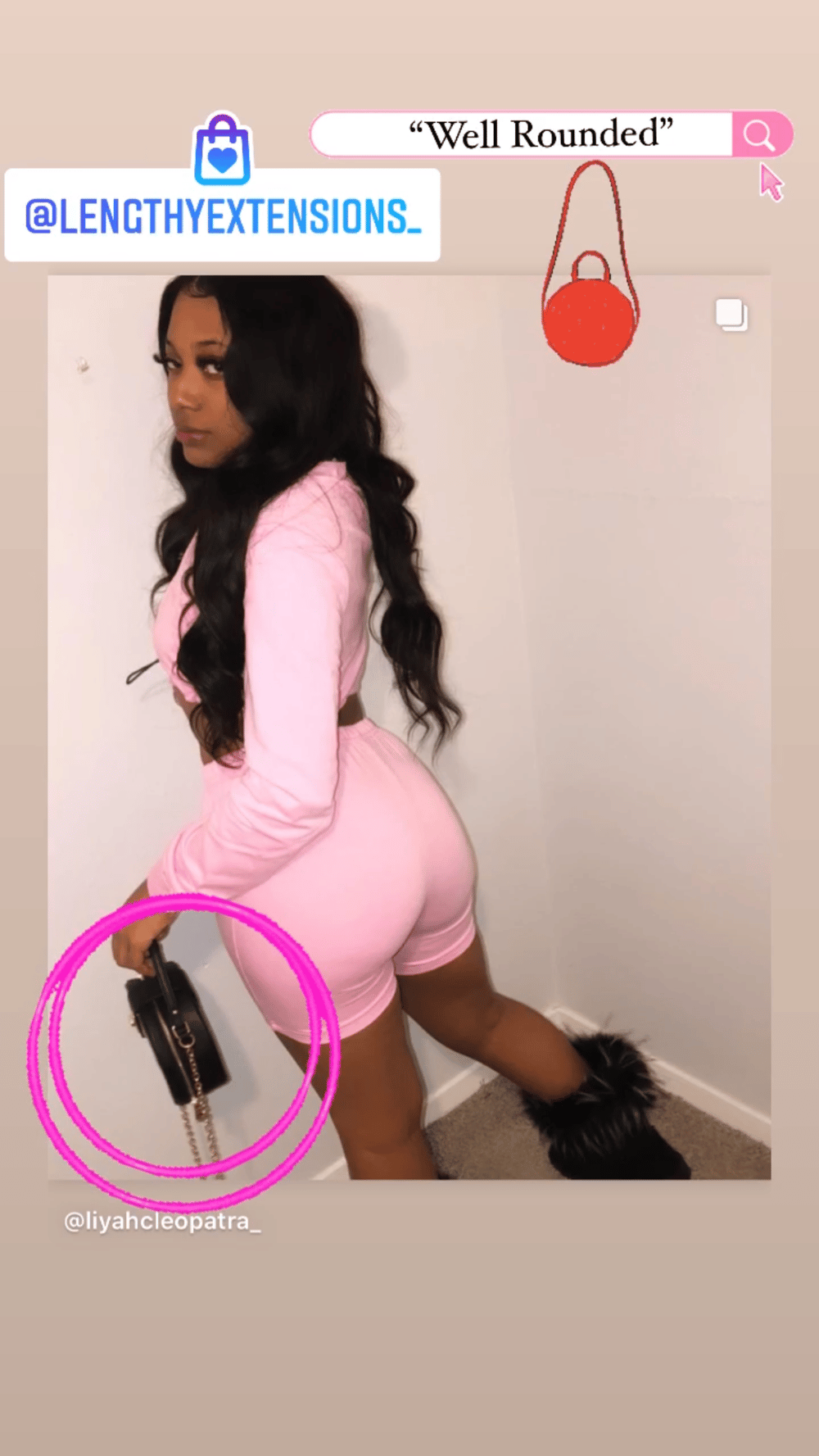 Image of “Well Rounded” Lengthy Lady Bags