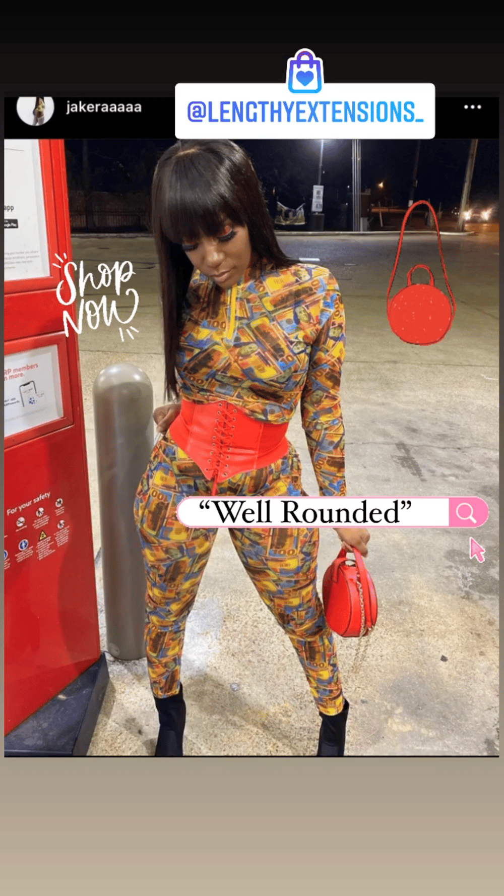 Image of “Well Rounded” Lengthy Lady Bags
