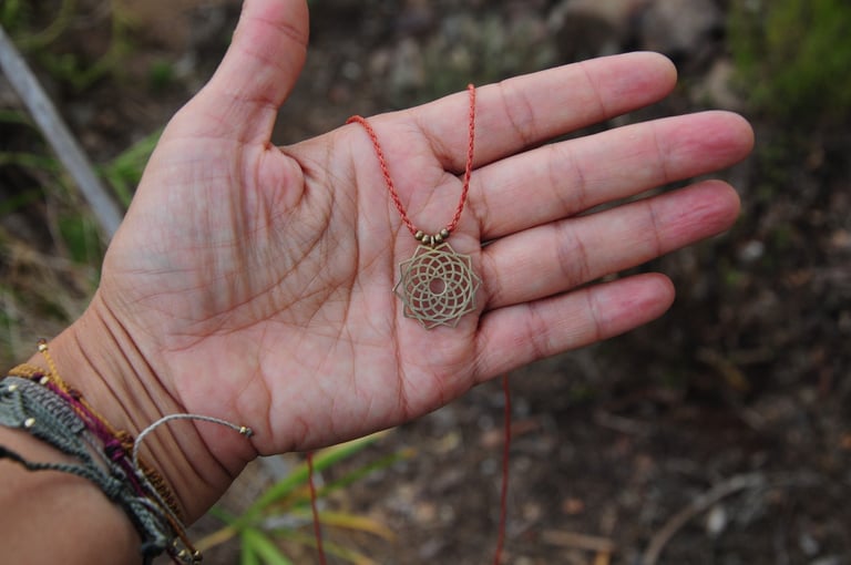 Mandala Necklace Image 3