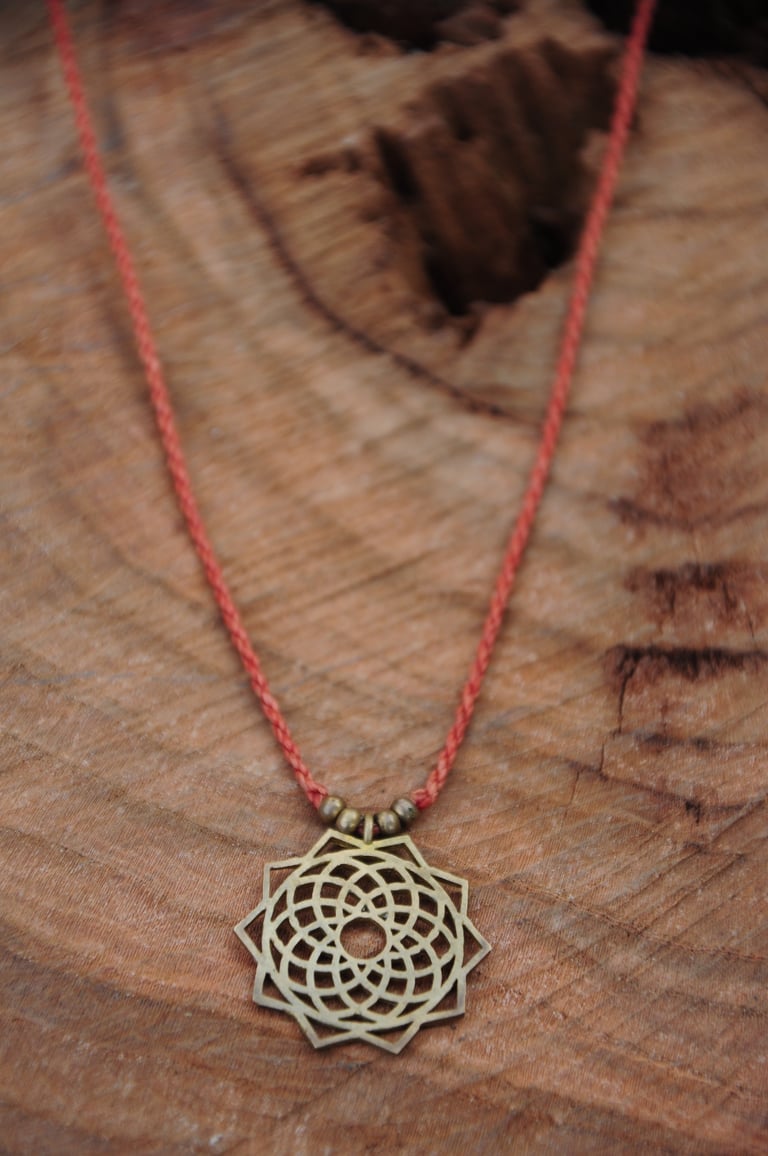 Mandala Necklace Image 2