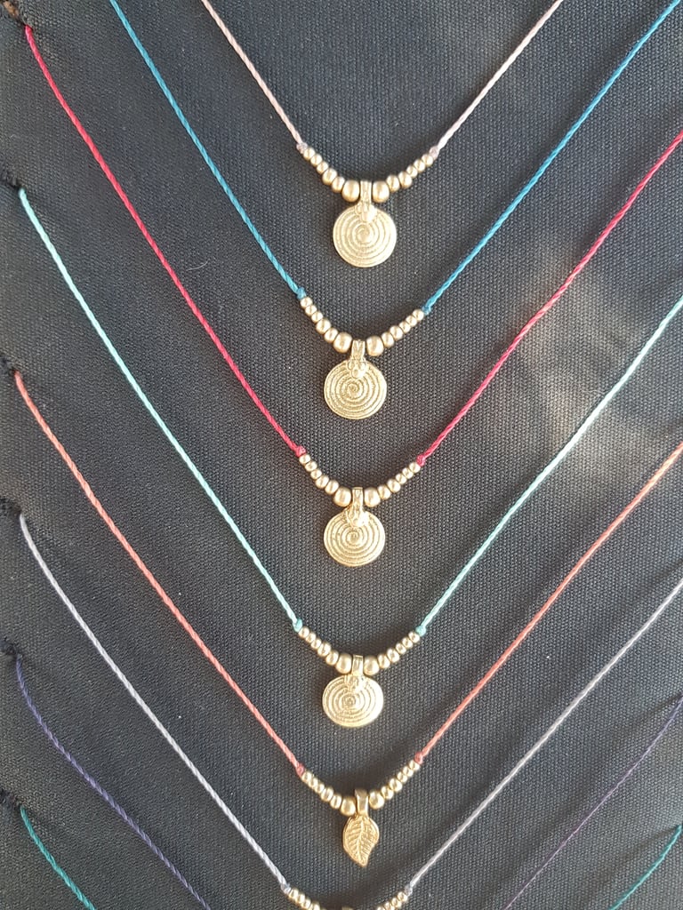 Brass pendant Necklace