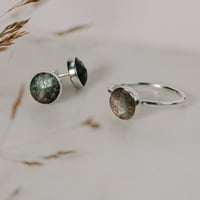 Image 1 of Rose Cut Labradorite Collection