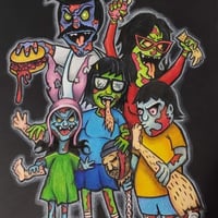 Image 1 of "Bob Zombies Burgers" Giclee Prints 