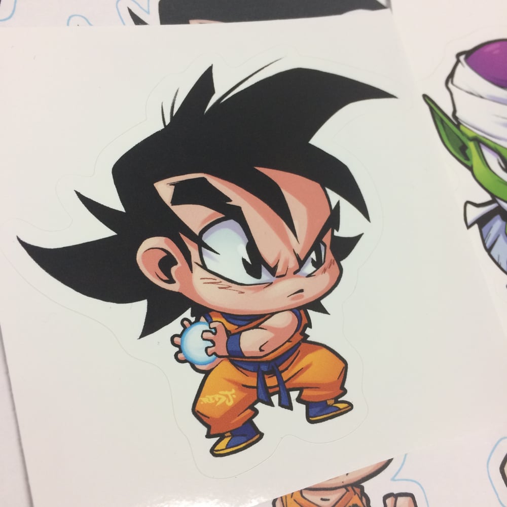 DBZ Chibi Sticker Set