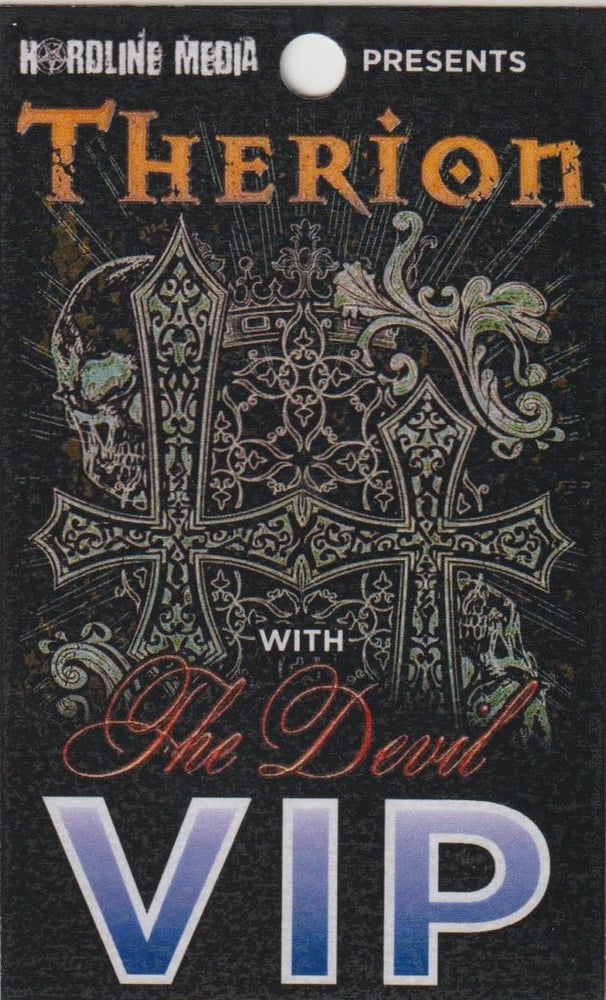 Image of THERION - Aussie Tour VIP Laminate