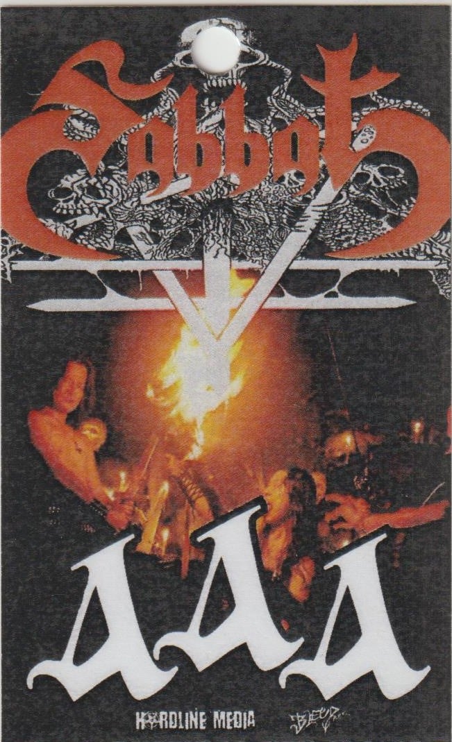 Image of SABBAT - Aussie Tour AAA Laminate