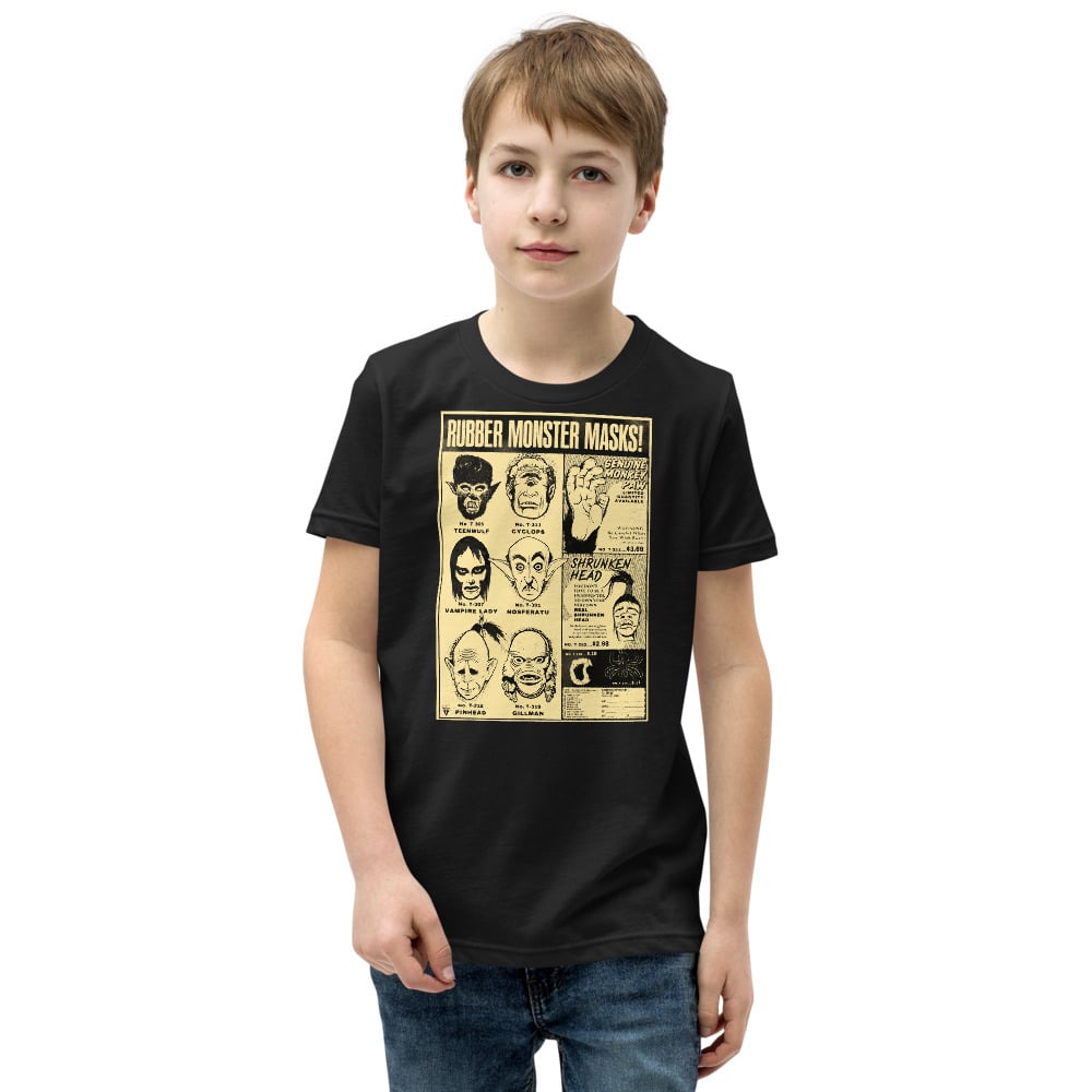 “RUBBER MONSTER MASK #1” - KIDS T-SHIRT