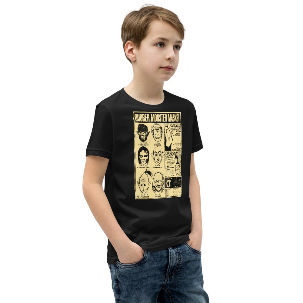 “RUBBER MONSTER MASK #1” - KIDS T-SHIRT