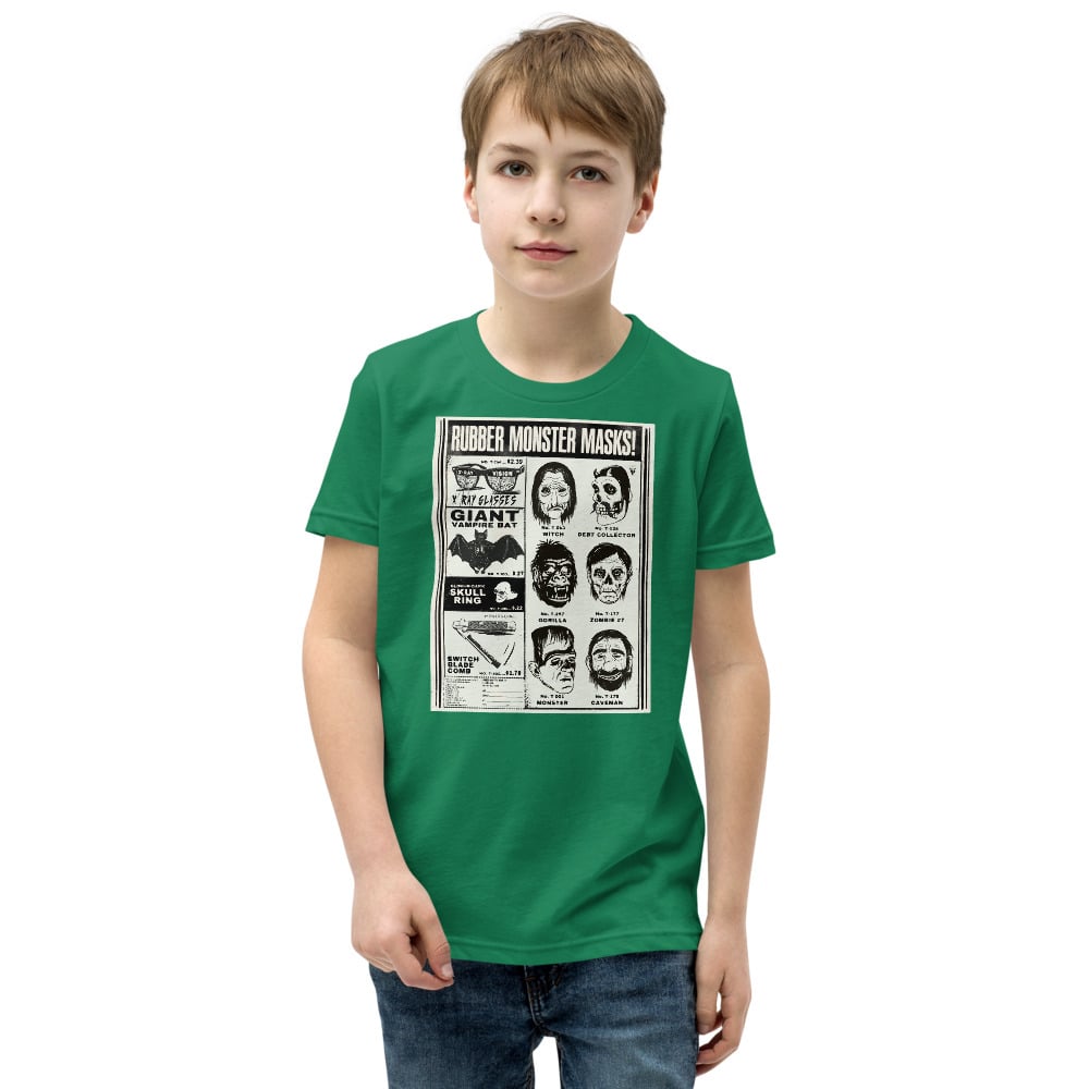 “RUBBER MONSTER MASKS #2 - KIDS T-SHIRT