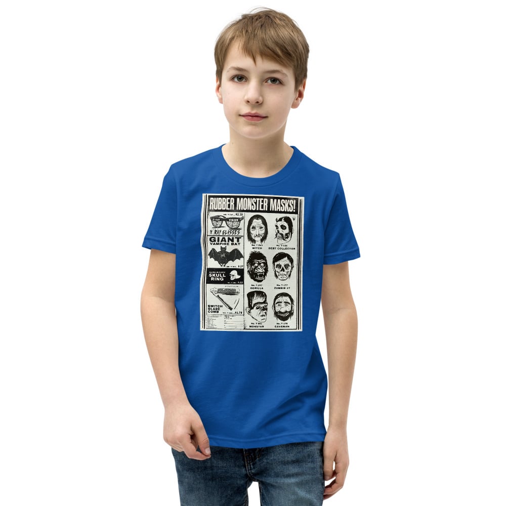 “RUBBER MONSTER MASKS #2 - KIDS T-SHIRT