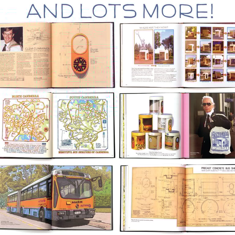 Beautiful bus Shelters of Canberra book - signed Image 4