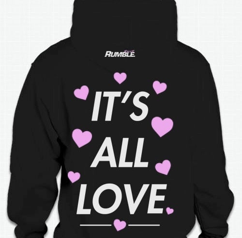 Image of It's All Love Hoodie <3