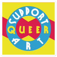 Image 1 of Support Queer Art Stickers