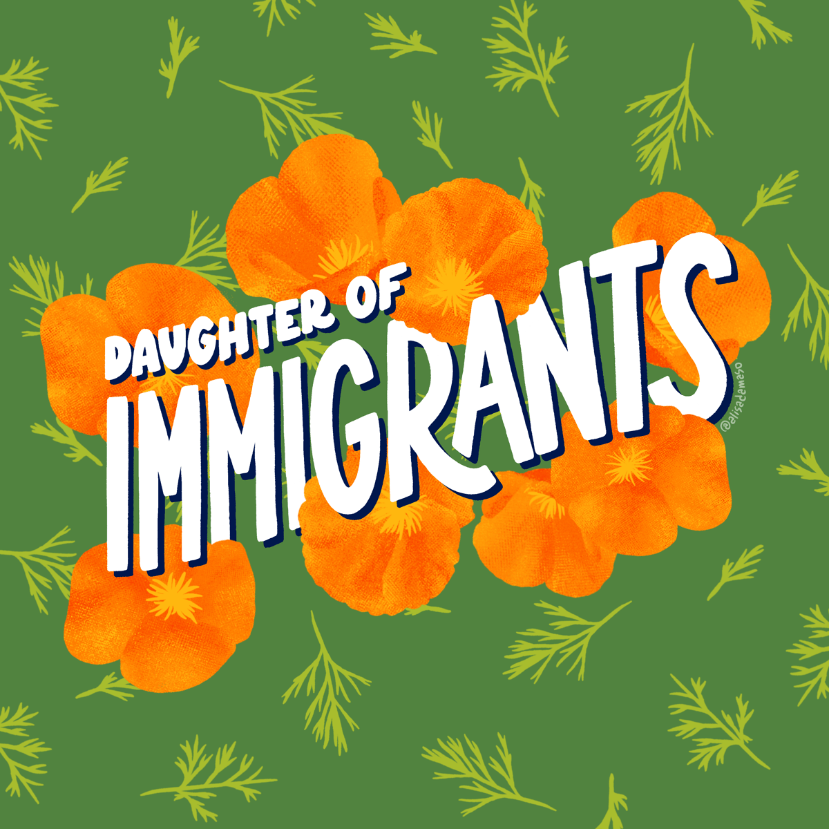 Image of Daughter of Immigrants Button