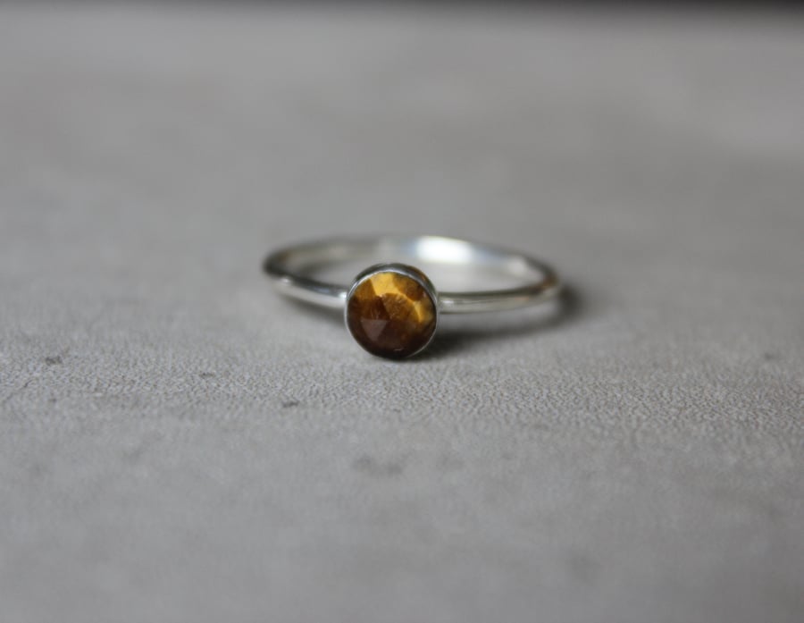 Image of Tigers Eye Ring size 9