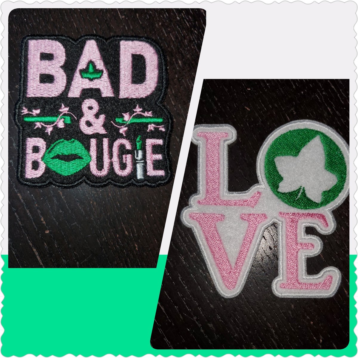 Image of Bougie Love Appliqués
