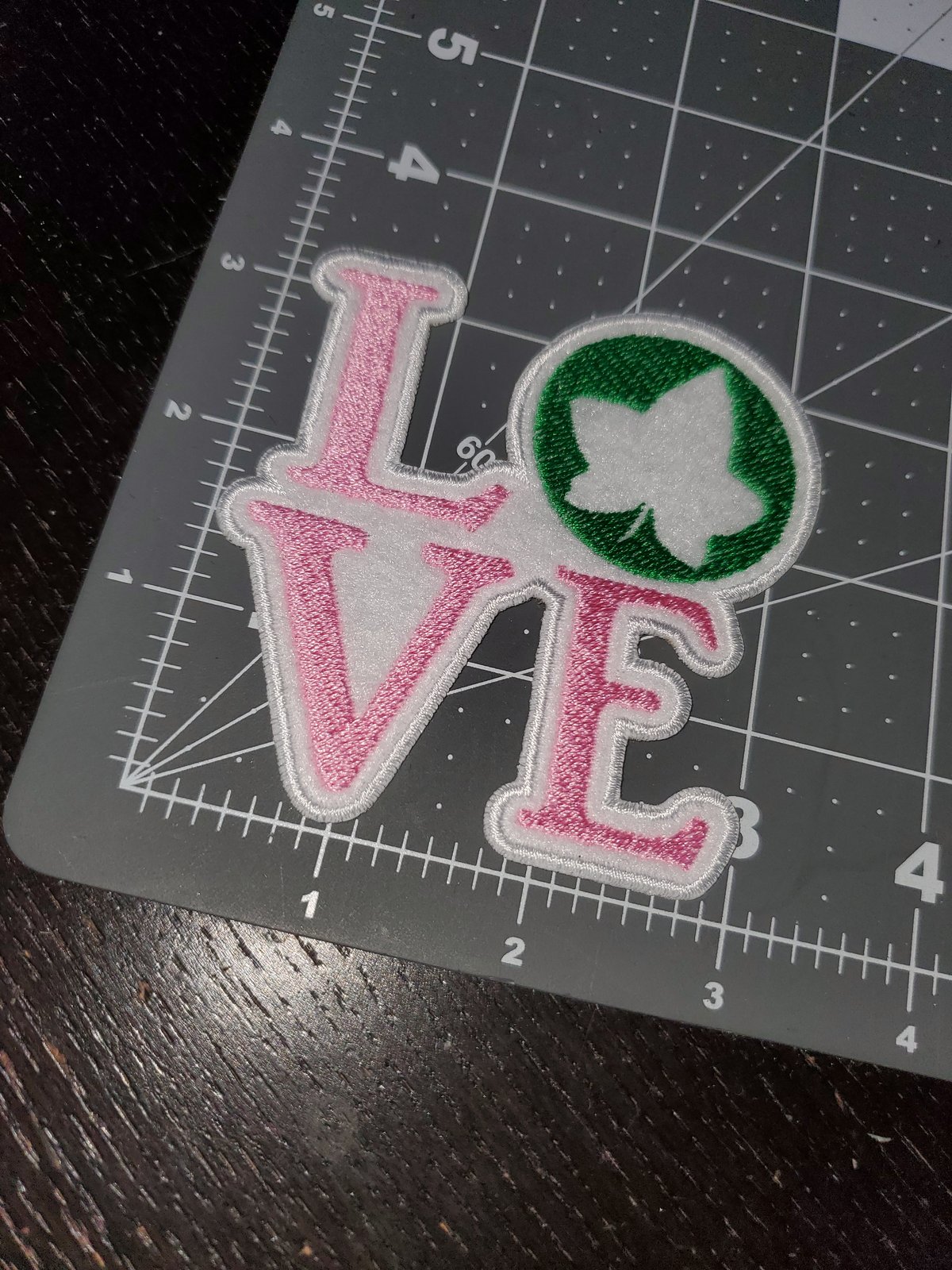 Image of Bougie Love Appliqués