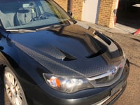 Image 2 of GR/GV GTspec hood ('08-'14 Impreza/WRX/STI) 