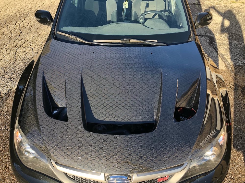 GR GV GTspec hood 08 14 Impreza WRX STI Marsh Composites