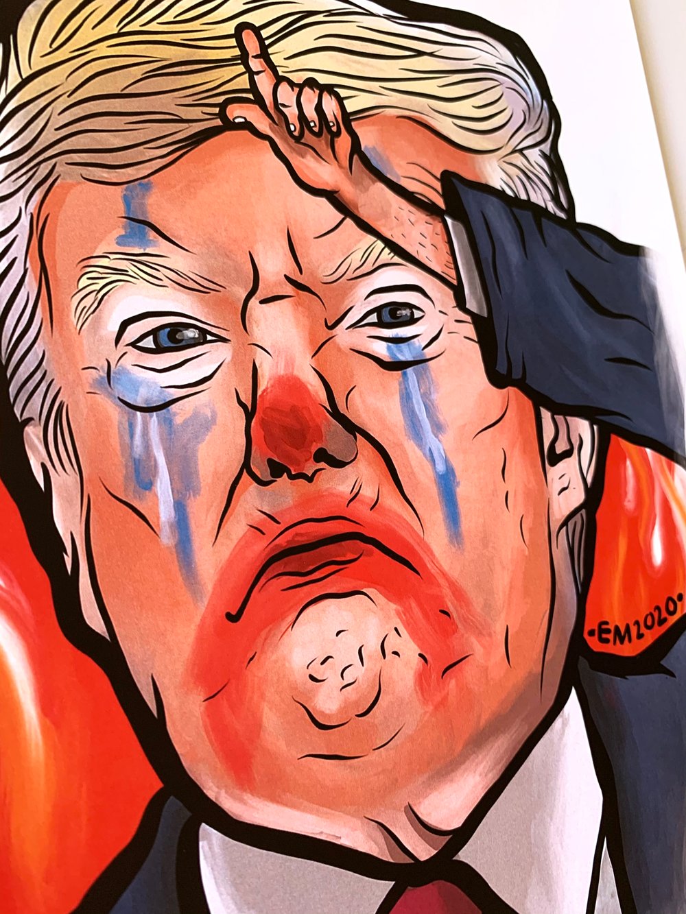 Donald “L” Trump Emetic Art Print