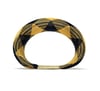 Entwined Mesh bracelet Black and Gold