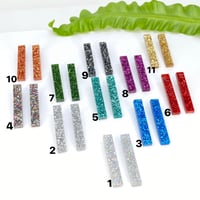 Image 2 of Třpytivé náušnice Rectangle 