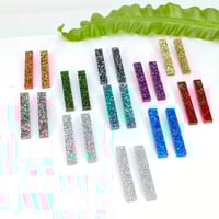 Image 1 of Třpytivé náušnice Rectangle 