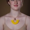 U -Shape Bright Colours Mesh Necklace