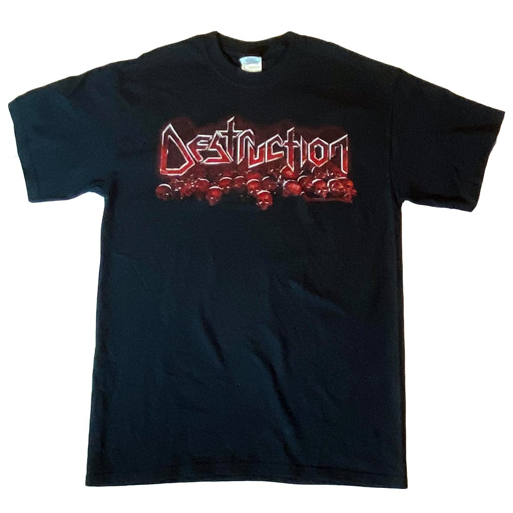 Image of DESTRUCTION - Red Skull Logo - Aussie Tour 2011 shirt