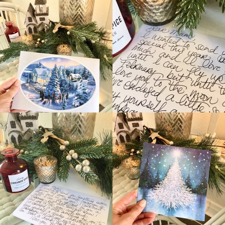 Image of HANDWRITTEN LETTER, BIRTHDAY OR CHRISTMAS CARD