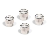  AMG Chrome Valve Stem Caps Set of 4