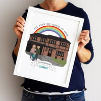 Image 1 of Personalised Our Home Print