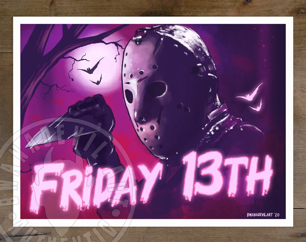 Image of Kill 'Em All ( Jason Voorhees) Art Print 9x12