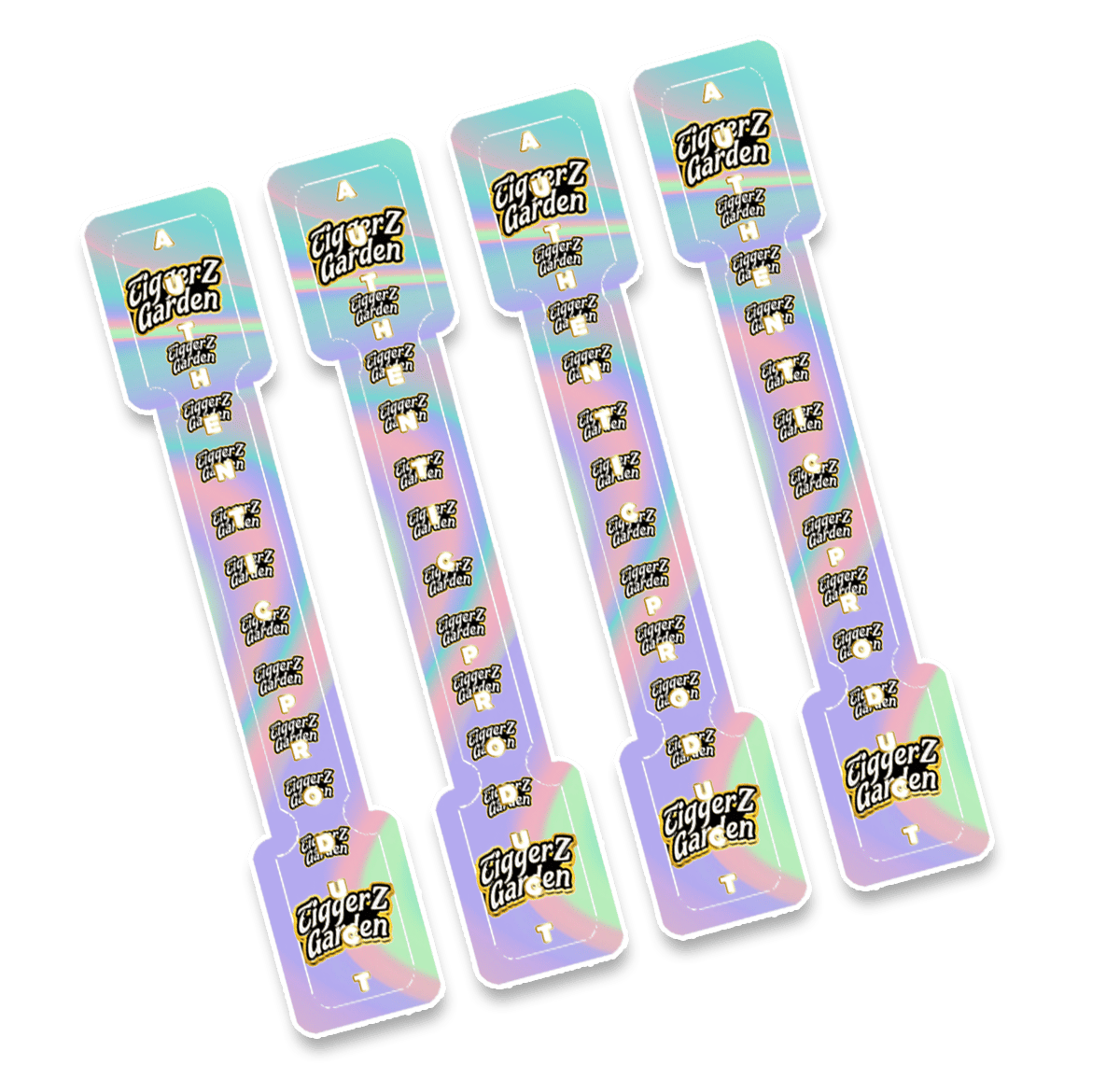 Image of CUSTOM SHAPE SPECIAL FINISH STICKERS