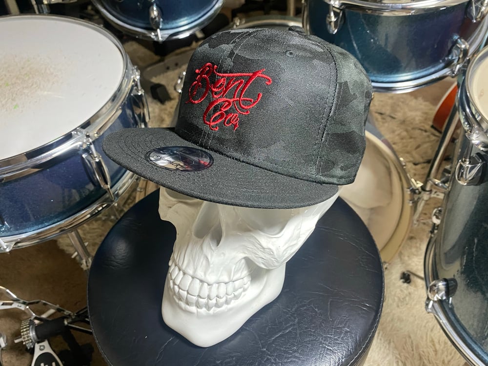 Bent Co New Era Ghost Camo w/ Red script 