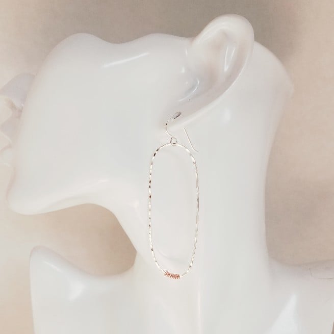 Image of Looking glass hoops #6 narrow