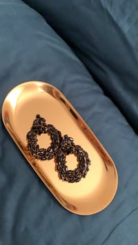 Image 2 of Black Crystal Stud Earrings