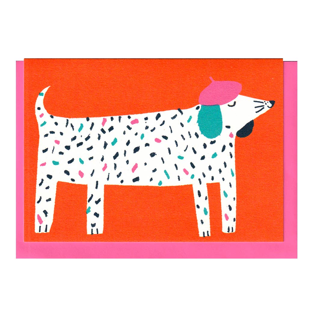 Image of Dog in Hat Card