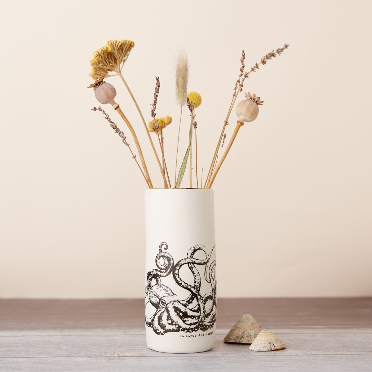 Porcelain Octopus Vase