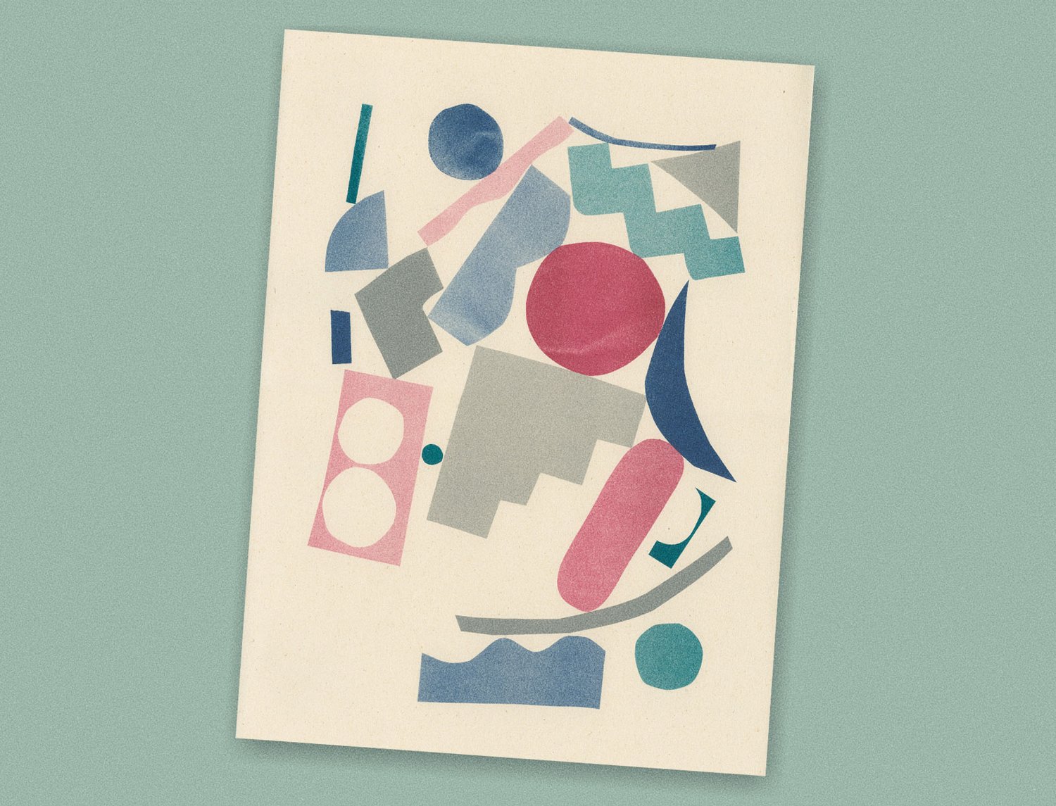 Image of COLOR SHAPES PRINT