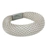 Entwined Mesh bracelet Black and Gold