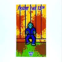 Image 2 of 8-Bit Jason (Enamel Pin)