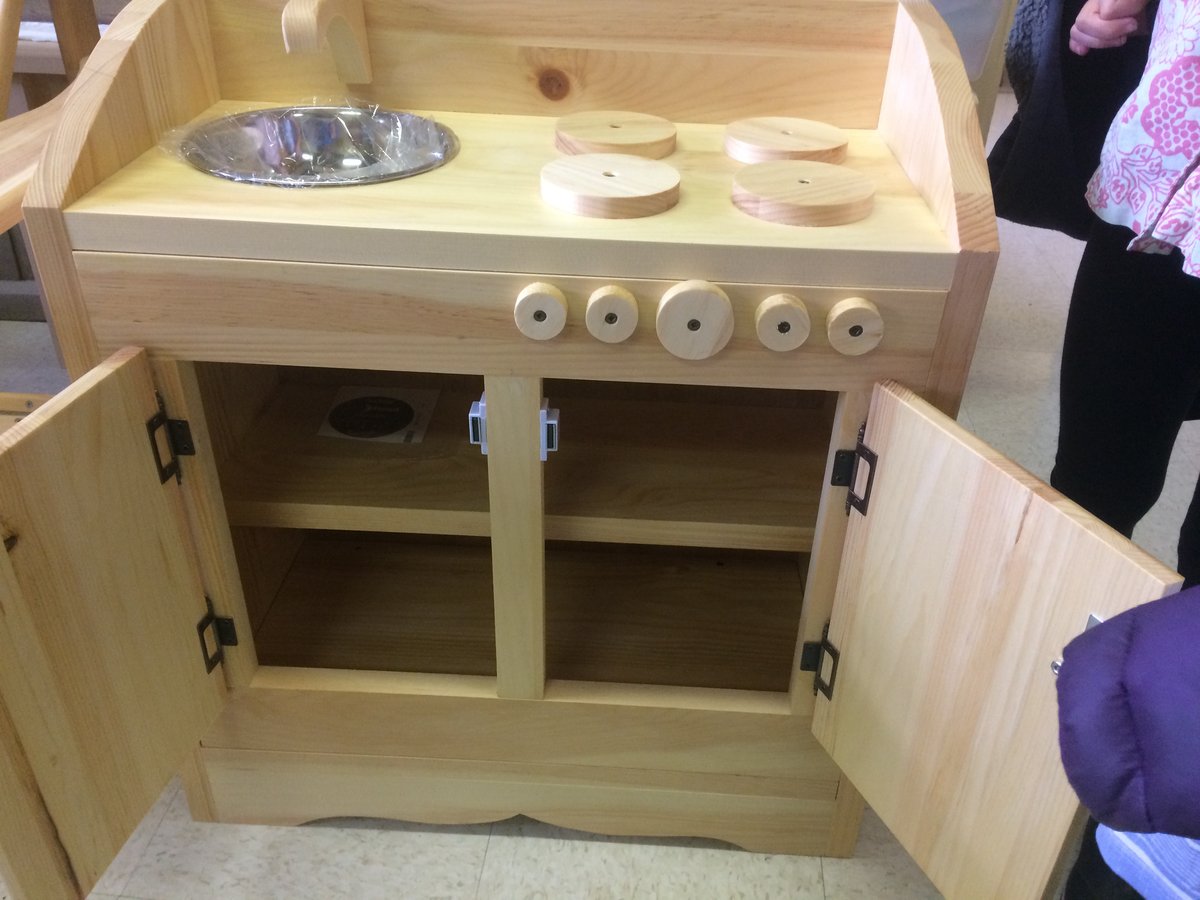 Play Stove Play Kitchen Montessori/ Waldorf Play Kitchen Cooking Shipped  Assembled headhandsheart Calculated Shipping 